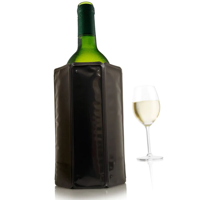 / Vacu € (Rapid Vin 13,90 Cooler Wine schwar, black Ice) Active Kühlmanschette