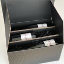6er Weingeschenk --- Weinflaschen aus unserem Webshop  nach Wahl --- im Geschenkkarton schwarz, inkl. Versand